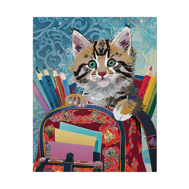 Whiskered Wanderings Matte Canvas, Stretched, 0.75"
