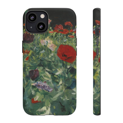 Poppies (A Study of Poppies for Carnation, Lily, Lily, Rose) by John Singer Sargent Phone Cases