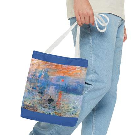 Sunrise by Claude Monet Tote Bag (AOP)