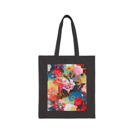 Ethereal Irises Cotton Canvas Tote Bag