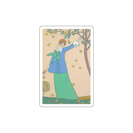 Le Verger by Georges Lepape Die-Cut Stickers (5 Sizes)