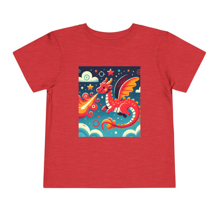 Starry Sky Dragon Toddler Short Sleeve Tee