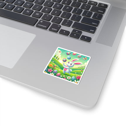 Easter Bunny’s Kiss-Cut Stickers (4 Sizes)