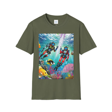 FBI Robot Dive Team Softstyle T-Shirt