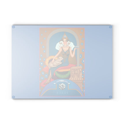 April & Diamond Zodiac Glass Cutting Board
