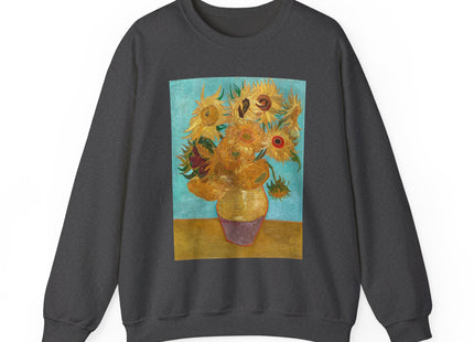 Vase with Twelve Sunflowers by Vincent Van Gogh Heavy Blend™ Crewneck Sweatshirt