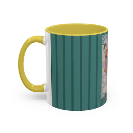 La balançoire by Georges Lepape Colorful Mugs (11oz, 15oz)