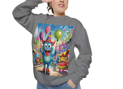 Monster Parade Madness Unisex Garment-Dyed Sweatshirt