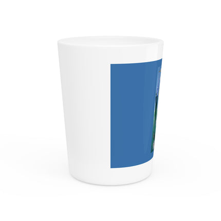 The White Heron by Joseph Stella Ceramic Shot Glass