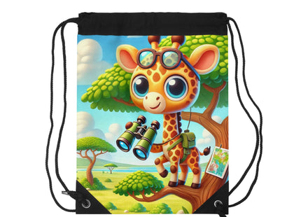 Giraffe Lookout Drawstring Bag