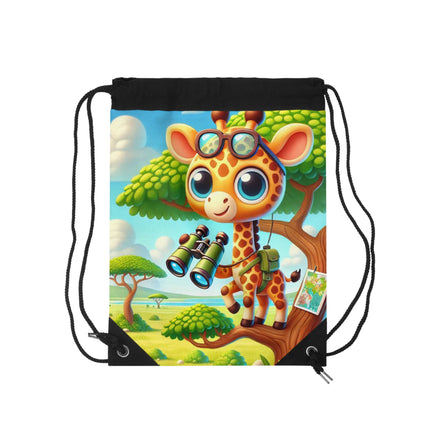 Giraffe Lookout Drawstring Bag