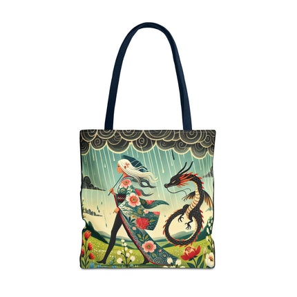 The Dragon Fairy’s Stride Tote Bag – Grace, Strength & Mythic Adventure