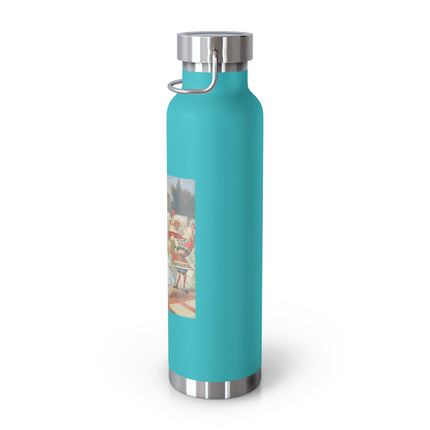 Off with her head! Off with— by Sir John Tenniel Copper Vacuum Insulated Bottle, 22oz