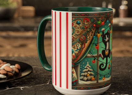 Mischief in Tinselland Colorful Mugs (11oz, 15oz)