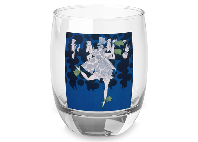 Where is my boy tonight by Ralph Barton Whiskey Glass