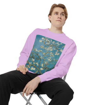 Almond Blossom by Vincent van Gogh Unisex Garment-Dyed Sweatshirt