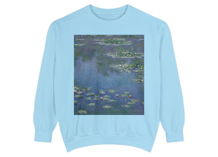 Water Lilies by Claude Monet Unisex Garment-Dyed Sweatshirt