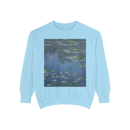 Water Lilies by Claude Monet Unisex Garment-Dyed Sweatshirt