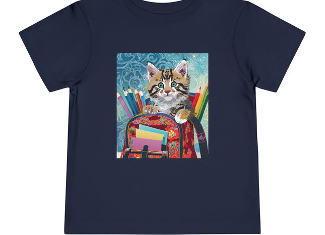 Whiskered Wanderings Toddler Short Sleeve Tee