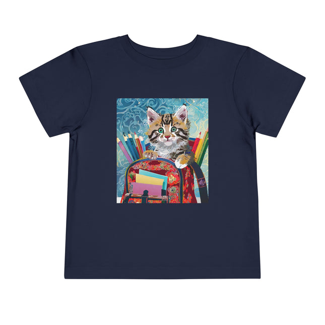 Whiskered Wanderings Toddler Short Sleeve Tee