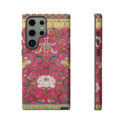 Pink Floral Pattern by Owen Jones Phone Cases