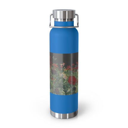 Poppies (A Study of Poppies for Carnation, Lily, Lily, Rose) by John Singer Sargent Copper Vacuum Insulated Bottle, 22oz
