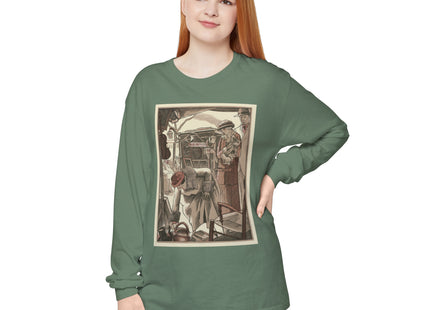 Bric-A-Brac by Fernand Siméon Garment-dyed Long Sleeve T-Shirt