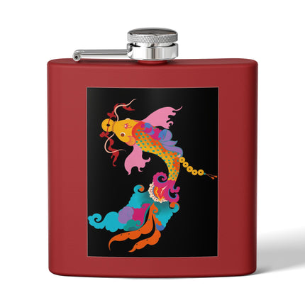 Golden Koi Flask – Lucky Swim & Vibrant Fortune