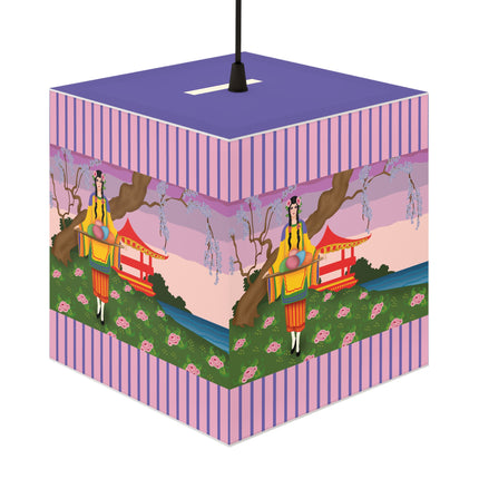 Elegance and Blooms Light Cube Lamp