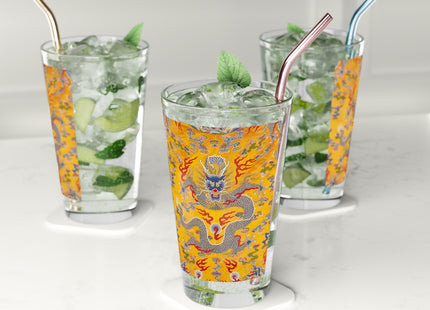 The Imperial 12-Symbol Robe, A Dragon's Regalia Glass, 16oz