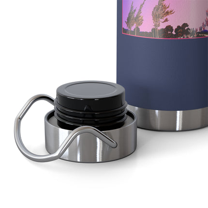 Fairies, Pixies, and Petals in Twilight's Embrace Copper Vacuum Insulated Bottle, 22 oz