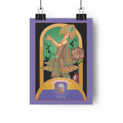October & Opal, Tourmaline (from the Gem Series) by Sofia Chiostri Giclée Art Print