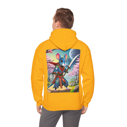 Cyber Samurai Rat – Heavy Blend™ Hooded Sweatshirt