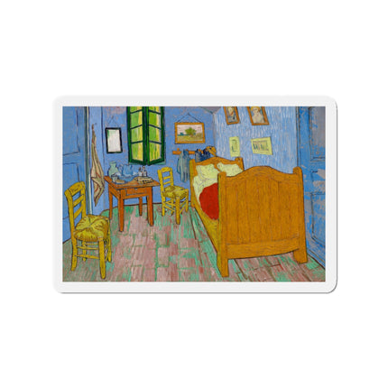 The Bedroom by Vincent van Gogh Die-Cut Magnets (5 Sizes)