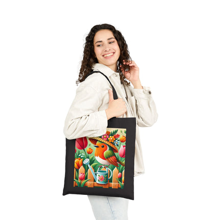 The Little Garden Tender Cotton Canvas Tote Bag – Sunshine, Care & Storybook Charm