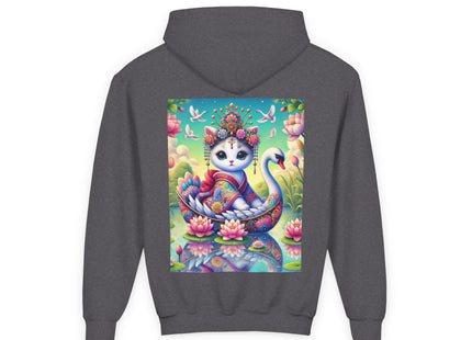 Geisha Kitten’s River Voyage Youth Heavy Blend Hooded Sweatshirt