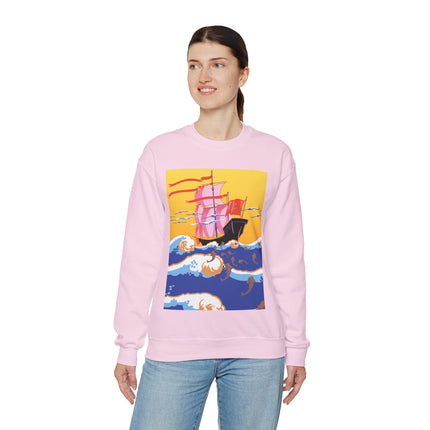 Golden Seas and Whimsical Dreams Heavy Blend™ Crewneck Sweatshirt