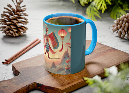 The Lantern Walker Colorful Mugs (11oz, 15oz)