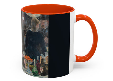 A Bar at the Folies-Bergère by Edouard Manet Colorful Mugs (11oz, 15oz)
