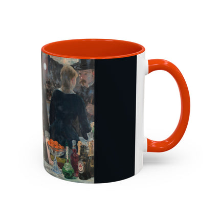 A Bar at the Folies-Bergère by Edouard Manet Colorful Mugs (11oz, 15oz)