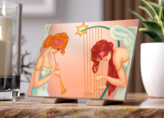 Heavenly Angel Duet Ceramic Tile