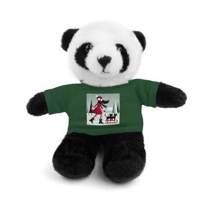 Red Sled & Curious Cats Stuffed Animals with Tee
