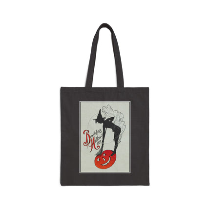 Bewitching Halloween Cotton Canvas Tote Bag