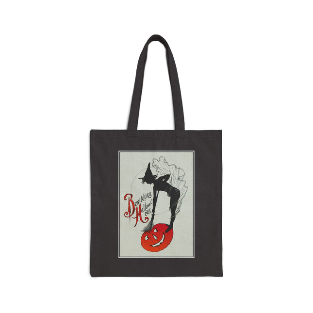 Bewitching Halloween Cotton Canvas Tote Bag
