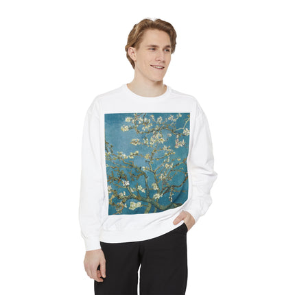 Almond Blossom by Vincent van Gogh Unisex Garment-Dyed Sweatshirt