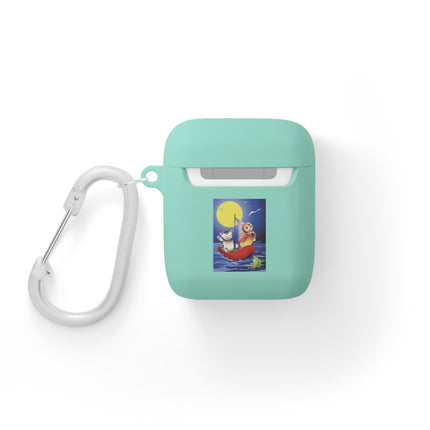 Moonlit Voyage – Owl and Pussycat Adventure AirPods Case