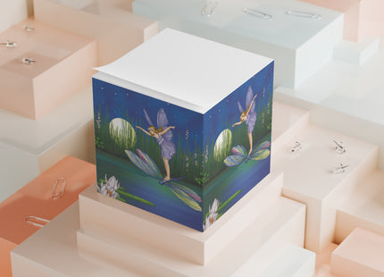 Fairy on a Dragonfly by Ida Rentoul Note Cube
