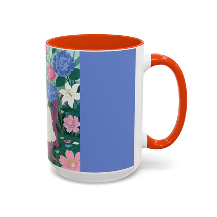 The Ladies Of The Blossoming Vanity Colorful Mugs – Art Deco Floral Elegance