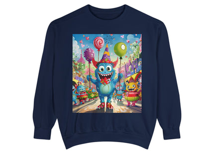 Monster Parade Madness Unisex Garment-Dyed Sweatshirt