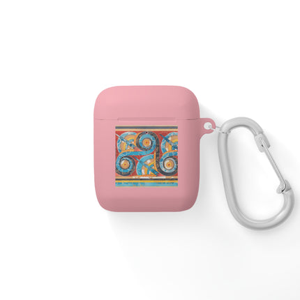 Reproduction of S-Spiral Frieze by Emile Gilliéron AirPods Case
